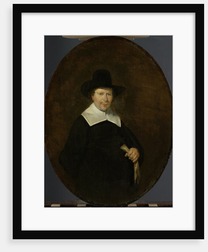 Portrait of Gerard Abrahamsz van der Schalcke, Cloth Merchant in Haarlem, Holding a Glove by Gerard ter Borch II