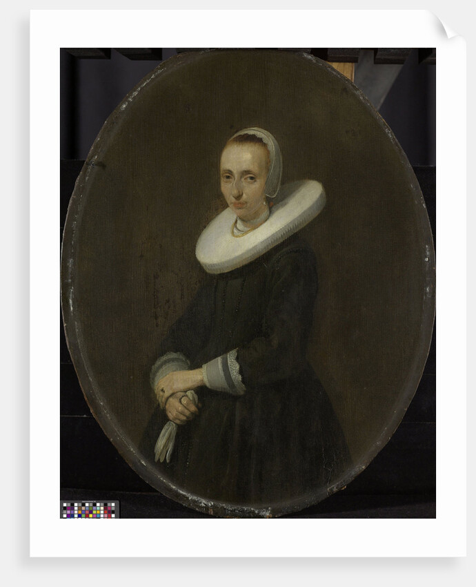 Portrait of Johanna Bardoel, Wife of Gerard van der Schalcke by Gerard ter Borch II