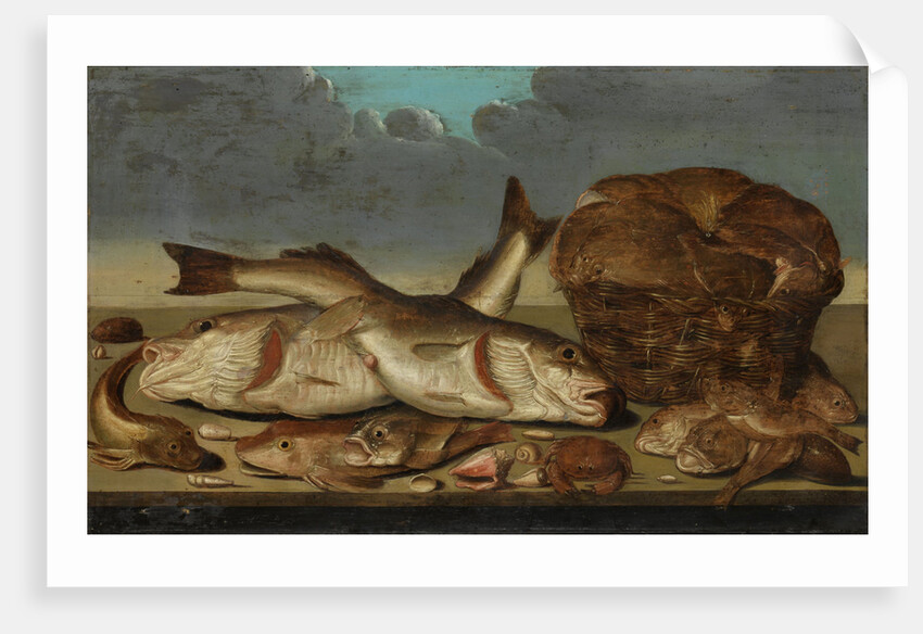 Still Life with Fish by Willem Ormea