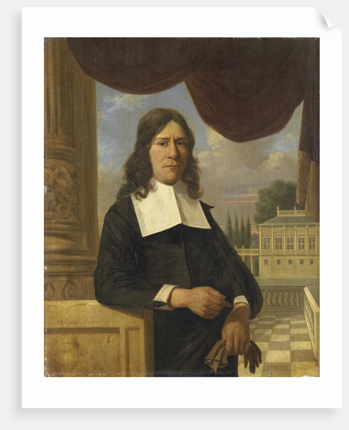 Portrait of Nicolaes Eichelberg (died 1699), Merchant in Haarlem, Husband of Helena van der Schalcke by Job Adriaensz Berckheyde