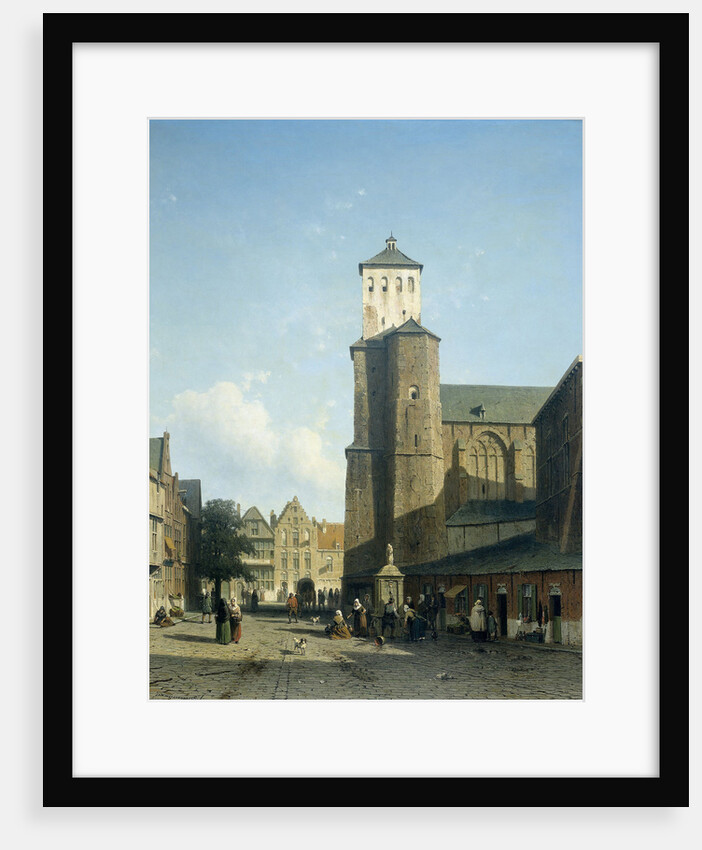 St Denis Church in Liège by Jan Weissenbruch