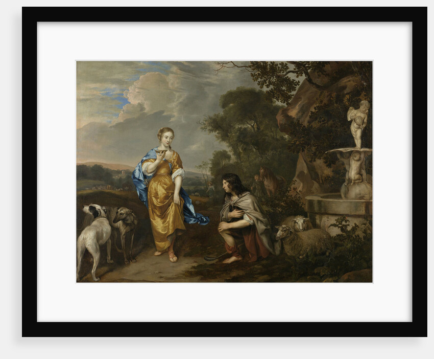 Double portrait of a young couple as Granida and Daiphilo by Jan Mijtens