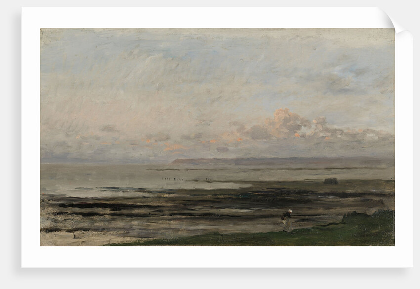 Beach at Ebb Tide by Charles François Daubigny