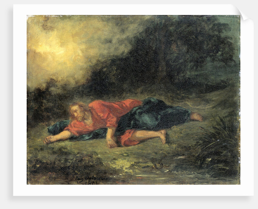 The Agony in the Garden by Eugène Delacroix