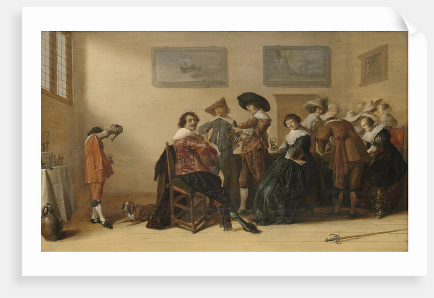 Merry company in a room by Anthonie Palamedesz.