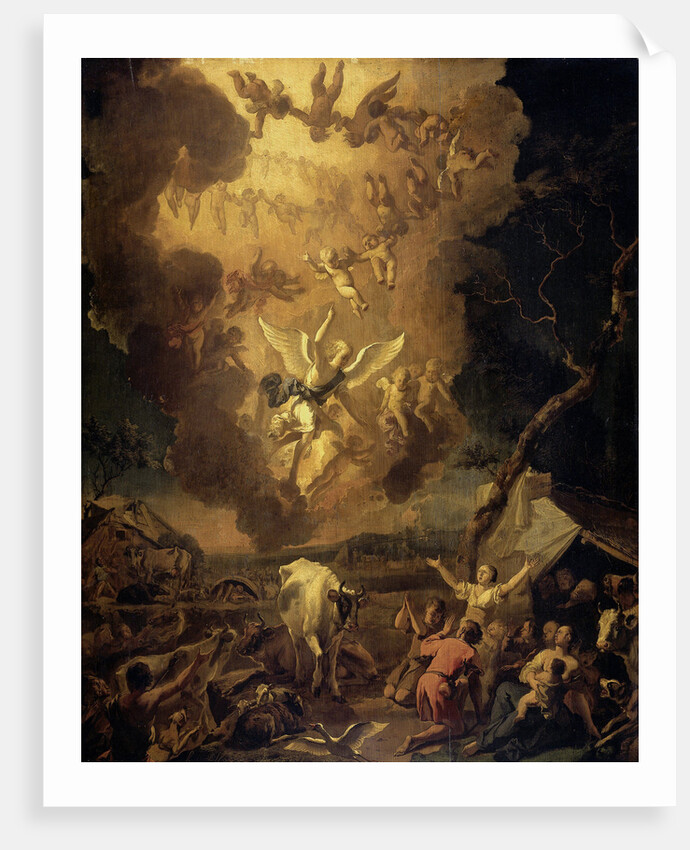 Annunciation to the Shepherds by Abraham Daniëlsz. Hondius