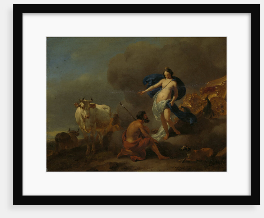 Juno Commands Argus to Guard Io by Nicolaes Pietersz. Berchem
