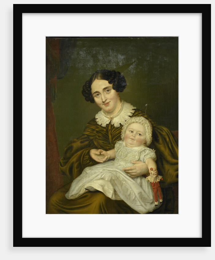 Mrs. Carp and her young Son by Louis Moritz