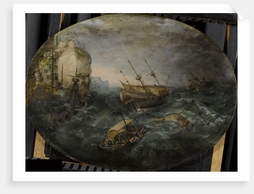 Shipwreck off a Rocky Coast by Adam Willaerts