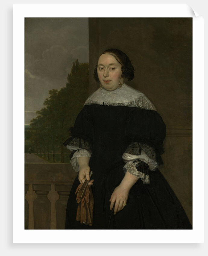 Portrait of Aletta van Ravensberg, Wife of Jan van Nes by Ludolf de Jongh