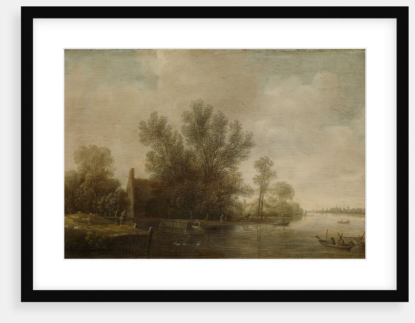 River Landscape by Pieter Jansz. van Asch