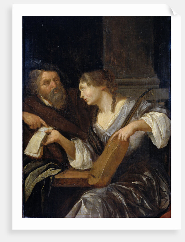 The music lesson by Jacob Toorenvliet