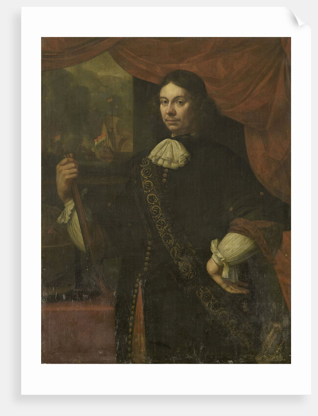 Portrait of Cornelis Jacobsz de Boer, Captain in the Navy by Jan van Neck