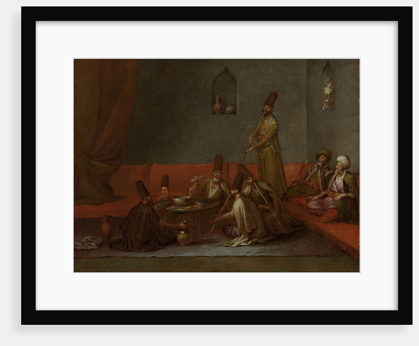 Dervishes Sharing a Meal by Jean Baptiste Vanmour