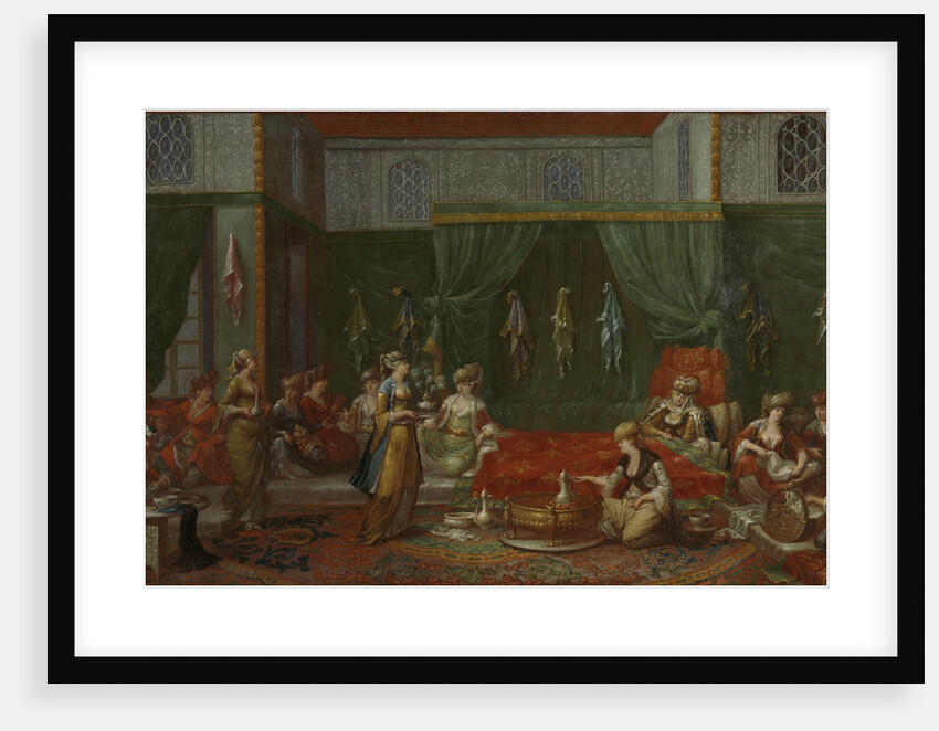 Lying-in Room of a Distinguished Turkish Woman by Jean Baptiste Vanmour