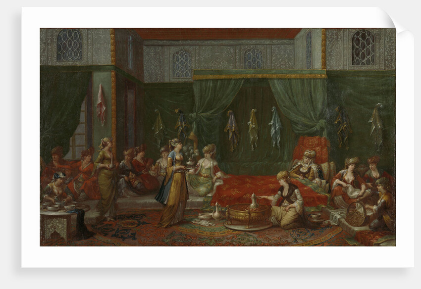 Lying-in Room of a Distinguished Turkish Woman by Jean Baptiste Vanmour