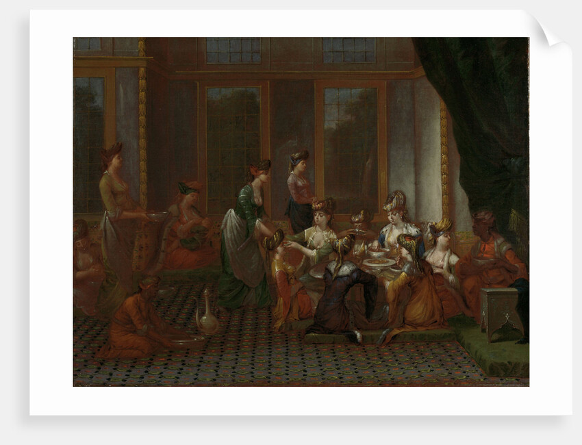 Banquet of Distinguished Turkish Women by Jean Baptiste Vanmour