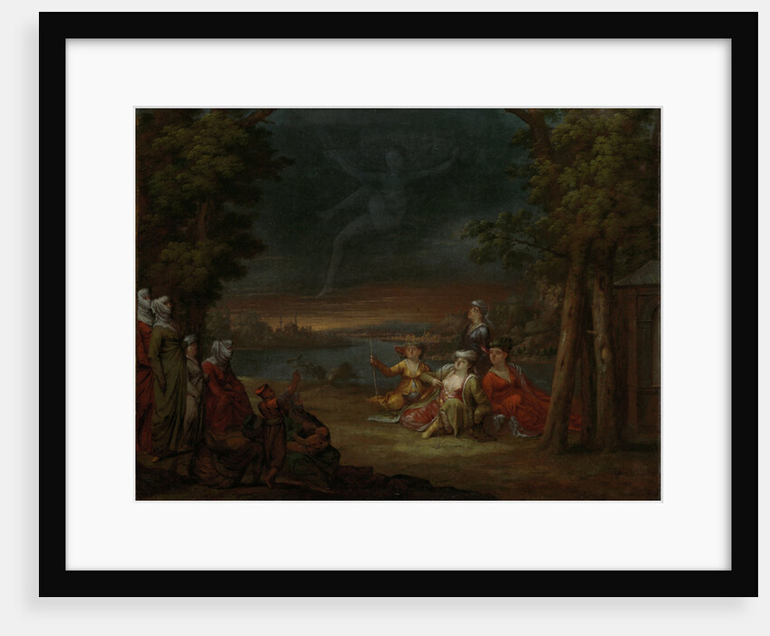 Turkish Women in the Countryside near Istanbul Turkey by Jean Baptiste Vanmour