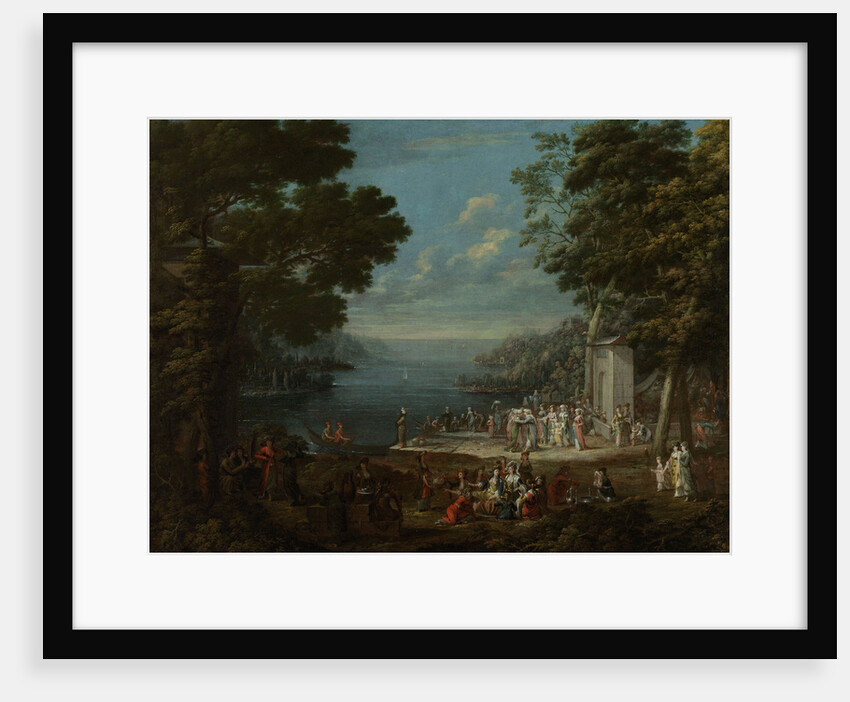 Ladies Outing at Hünkâr Iskelesi near Istanbul Turkey along the Bosporus by Jean Baptiste Vanmour