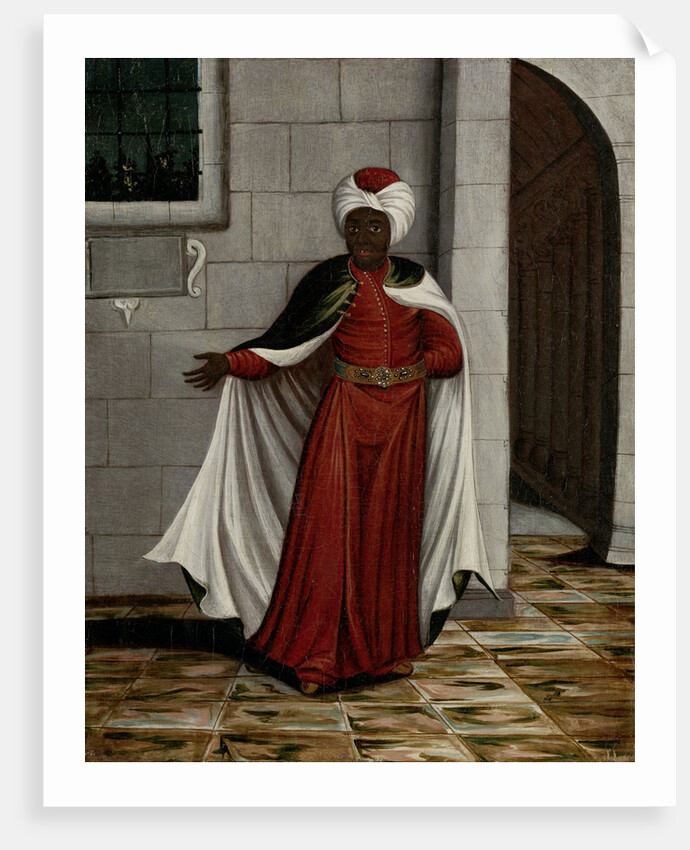 The Kislar Aghassi, Chief of the Black Eunuchs of the Sultan by Workshop of Jean Baptiste Vanmour