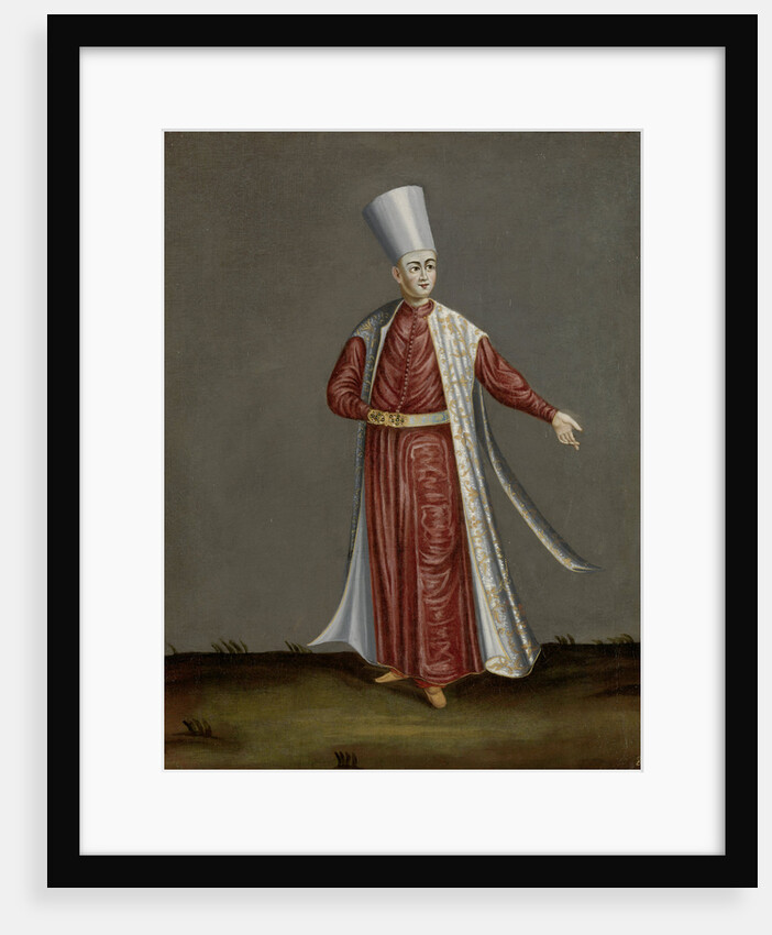 The Capon Aghassi, Chief of the White Eunuchs of the Sultan by Workshop of Jean Baptiste Vanmour