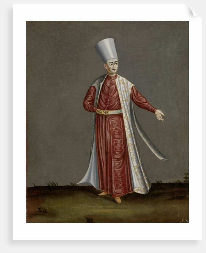 The Capon Aghassi, Chief of the White Eunuchs of the Sultan by Workshop of Jean Baptiste Vanmour