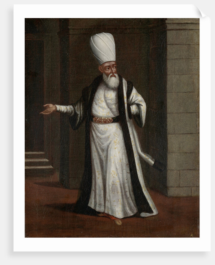 The Janissary Aga, Commander-in-Chief of the Janissaries by Workshop of Jean Baptiste Vanmour