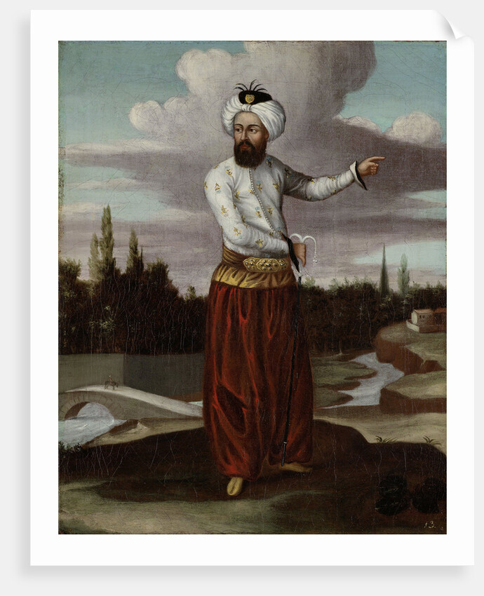 A Chaous, a Courier to the Sultan by Workshop of Jean Baptiste Vanmour