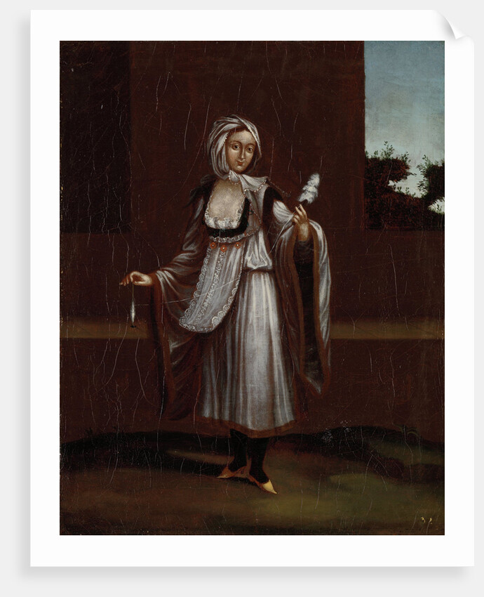 Woman from the Island of Patmos Greece by Workshop of Jean Baptiste Vanmour