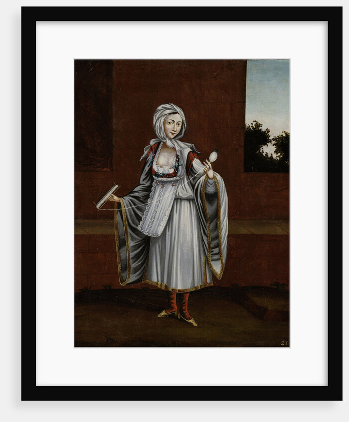 Woman from the Island of Kithnos (Thermia), Greece by Workshop of Jean Baptiste Vanmour