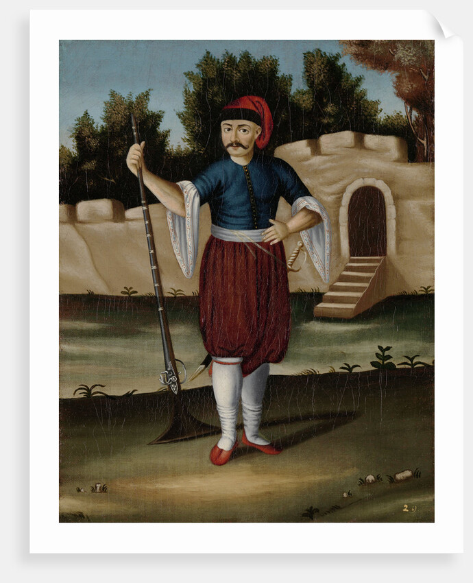 Man from the Albanian Coast Albania by Workshop of Jean Baptiste Vanmour