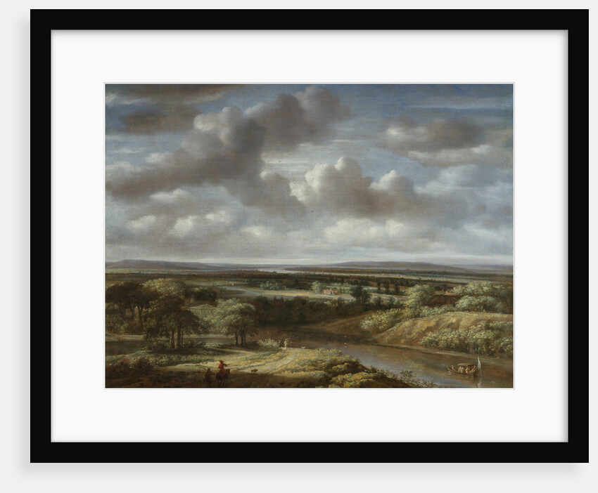 River Landscape by Philips Koninck