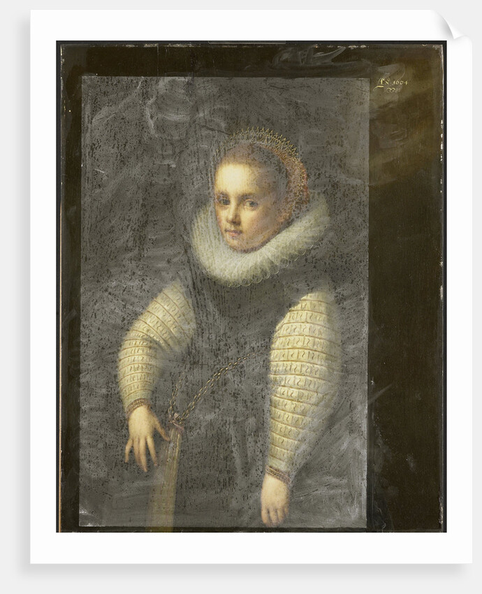 Portrait of Catharina Fourmenois as a Child, later Wife of Pieter Boudaen Courten by Gortzius Geldorp