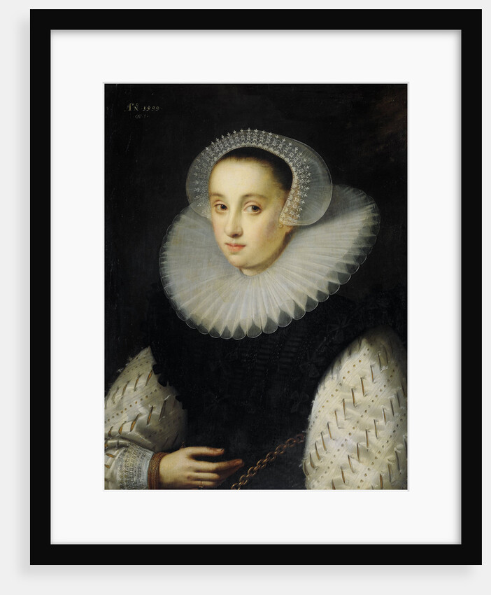 Portrait of Hortensia del Prado (died 1627) by Gortzius Geldorp