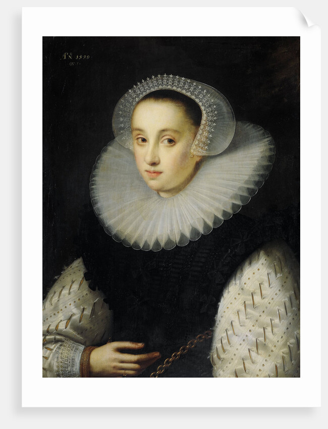 Portrait of Hortensia del Prado (died 1627) by Gortzius Geldorp