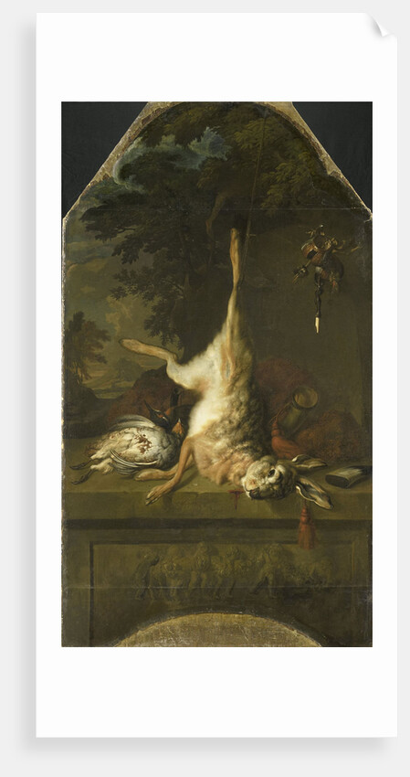 Still Life with Dead Hare and Partridges by Dirk Valkenburg