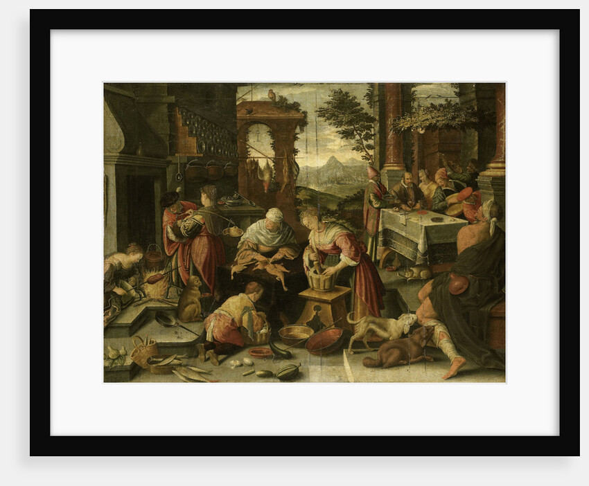 The Rich Man and Poor Lazarus by Jacopo Bassano