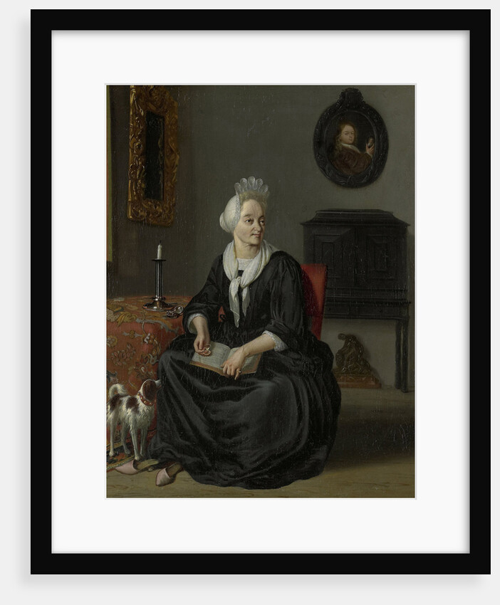 Portrait of Anna de Hooghe, the Artist's fourth Wife by Ludolf Bakhuysen