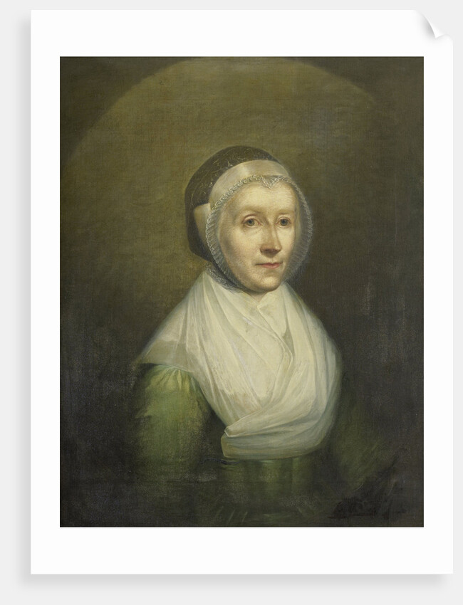 Portrait of Christina Sebilla Charlotte Bakhuizen, Wife of Joannes van den Brink, Commission Agent by Benjamin Wolff