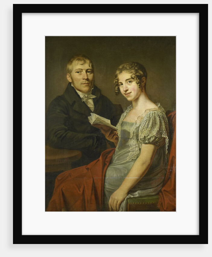 Portrait of Hendrik Arend van den Brink with his Wife Lucretia Johanna van de Poll by Louis Moritz