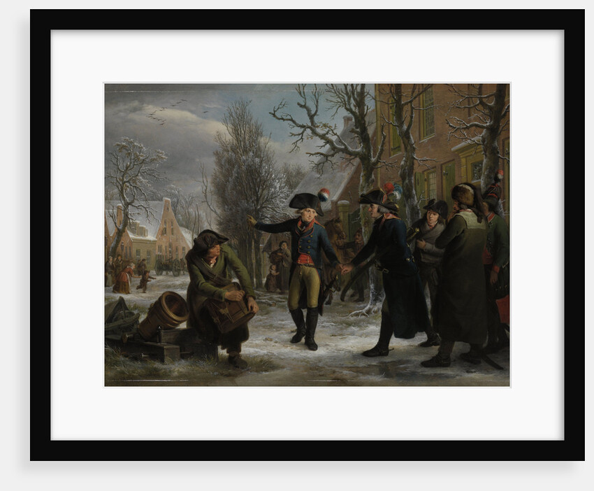 General Daendels Taking Leave of Lieutenant-Colonel Krayenhoff, Adriaan de Lelie by Egbert van Drielst
