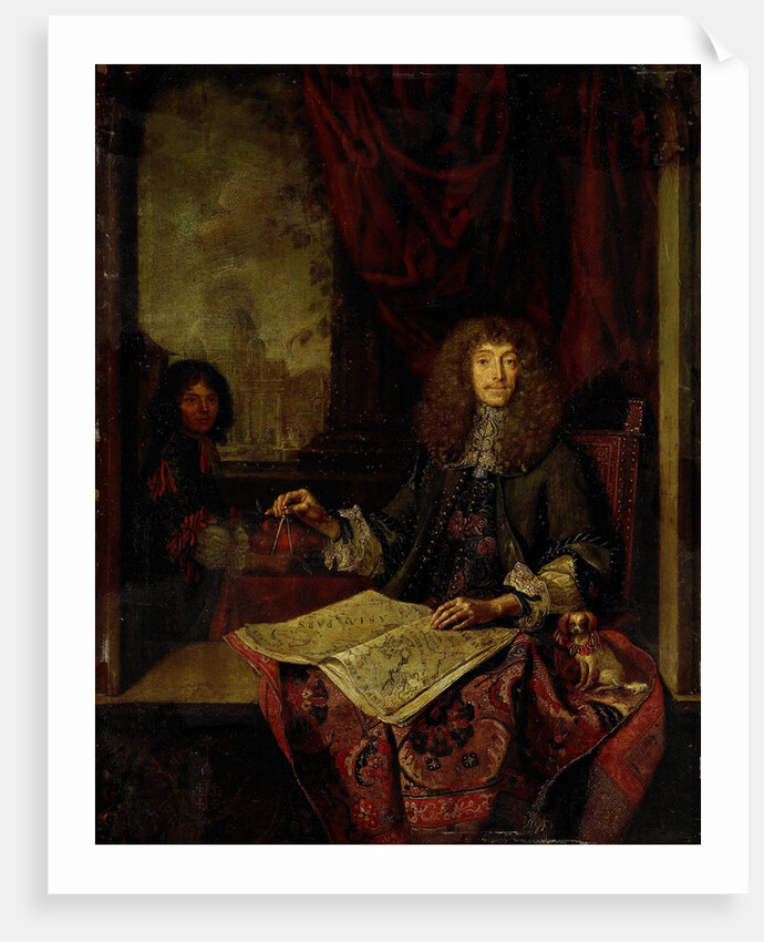 Portrait of Carel Quina, Knight of the Holy Sepulchre and Amsterdam-born explorer of Asia by Jacob Toorenvliet