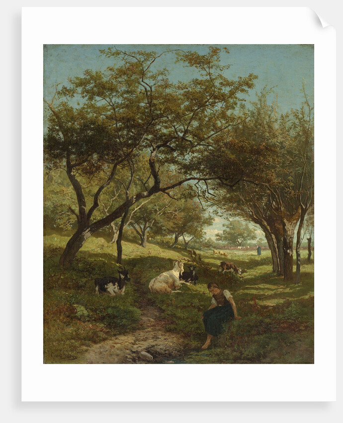 Goatherd by Gerard Bilders