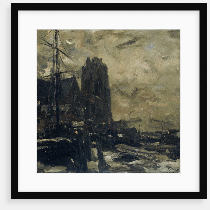Dordrecht at night, The Netherlands by Jacob Maris