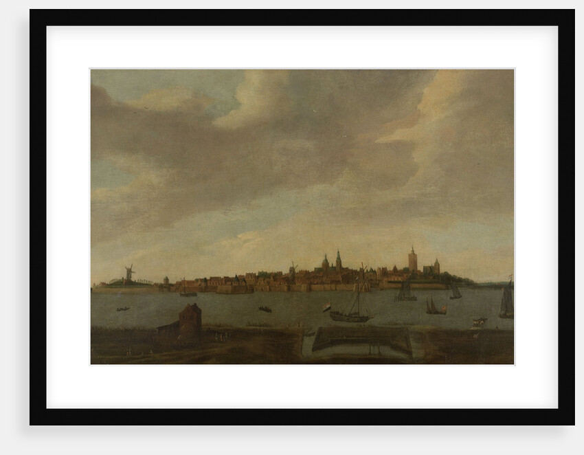 View of Heusden, The Netherlands by Monogrammist FK