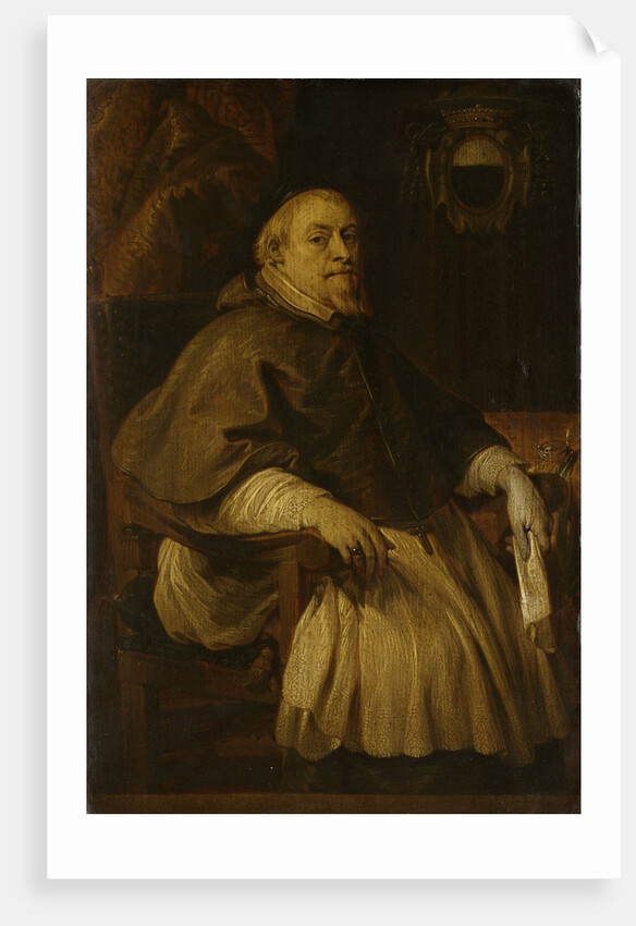 Portrait of François Vilain de Gand, Baron of Rassenghem, Bishop of Doornik by Lucas Franchoys II