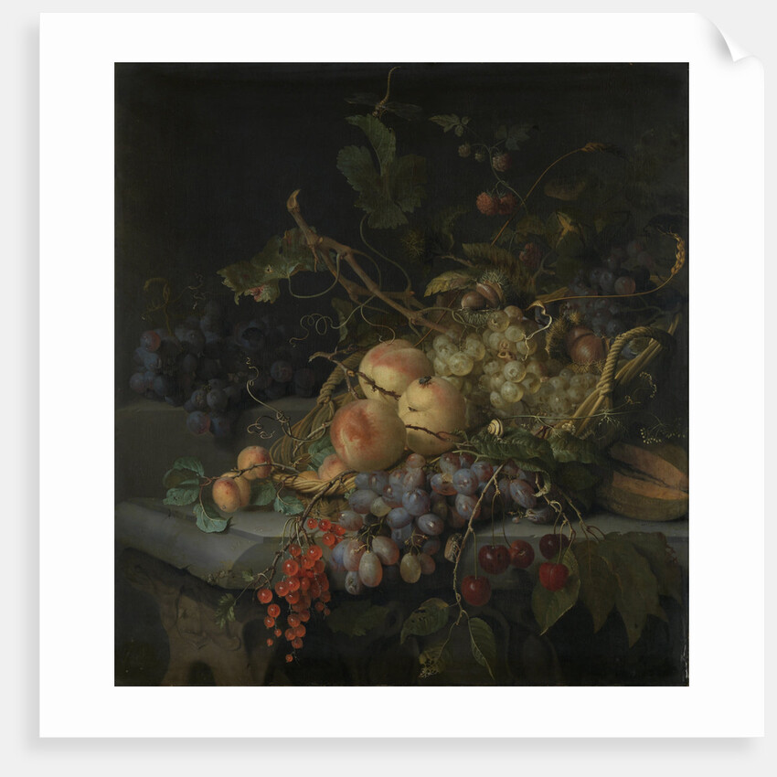 Still Life with Fruit by Jacob van Walscapelle