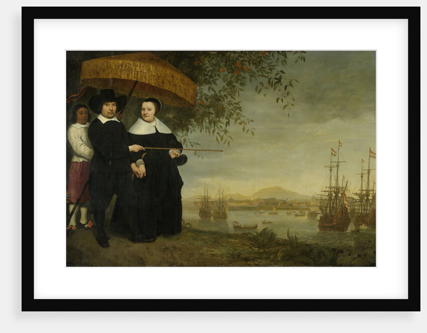 A Senior Merchant of the Dutch East India Company, Jacob Mathieusen and his Wife by Aelbert Cuyp