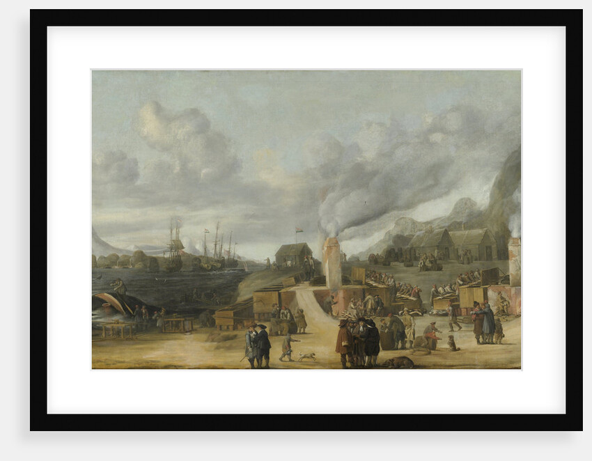 The Whale-oil Refinery near the Village of Smerenburg by Cornelis de Man