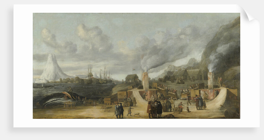 The Whale-oil Refinery near the Village of Smerenburg by Cornelis de Man